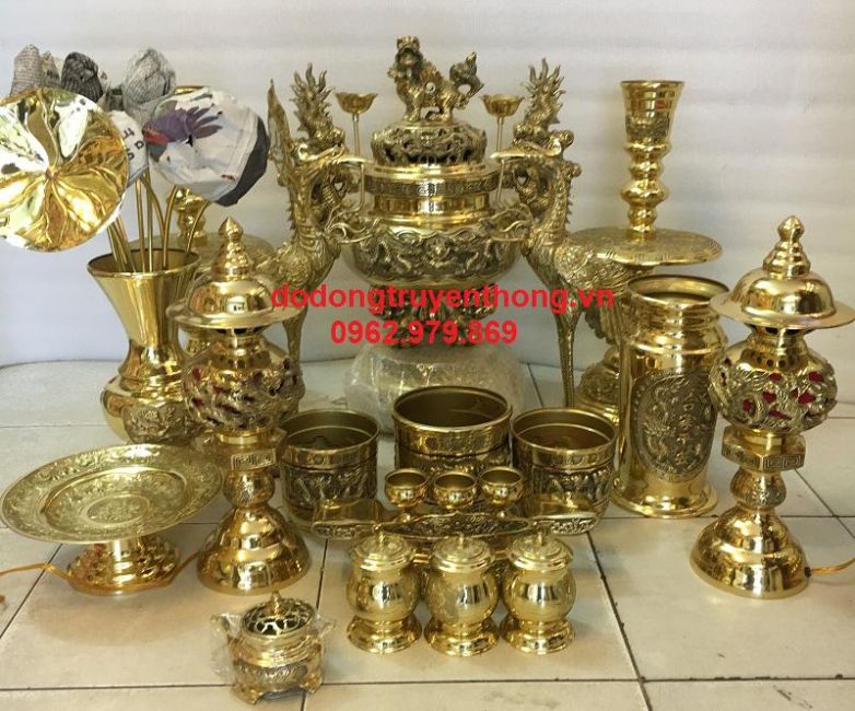 Bộ đỉnh đồng đại phát tròn