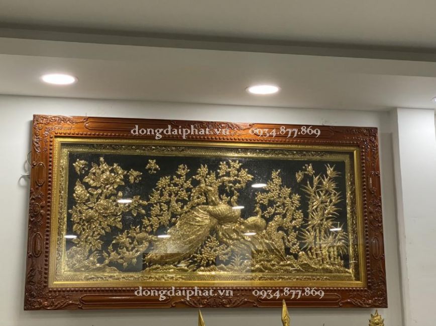 Tranh mạ vàng 24k siêu đẹp