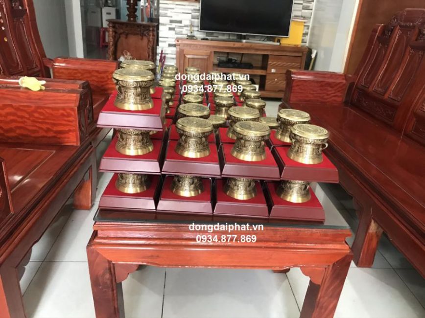quà tặng trống đồng 12 cm