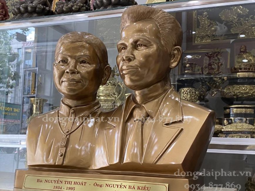 tượng chân dung bằng đồng đẹp