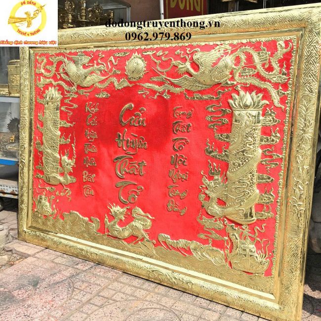 địa chỉ bán tấm cửu huyền thất tổ giá rẻ tại sài gòn liễn thờ cửu huyền thất tổ bằng đồng vàng chất lượng