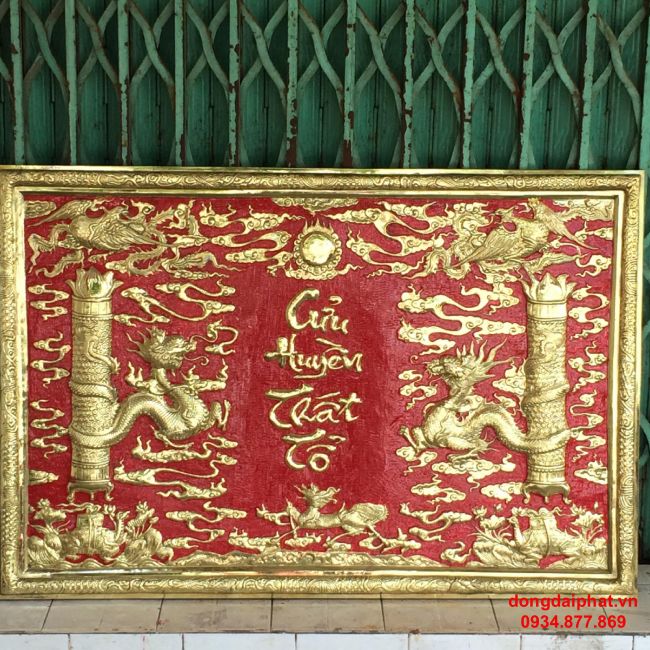 Tranh thờ cửu huyền thất tổ bằng đồng