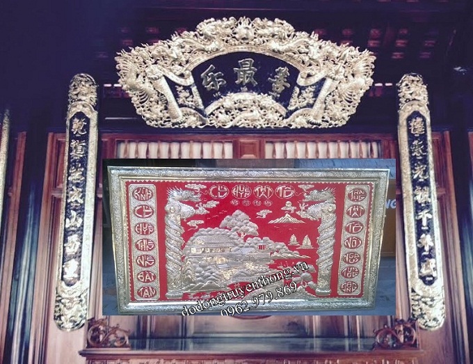 bo-lien-tho-gia-tien-bang-dong-gia-tot treo bộ cuốn thư câu đối thờ gia tiên