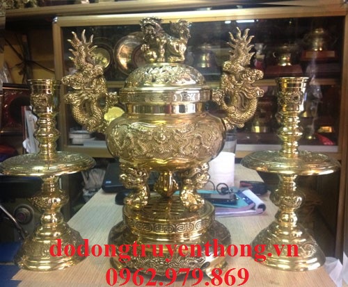 Giá bộ lư đồng đại phát sỉ ,bộ tam sự bo65 lư đồng tam sự 3D dapha