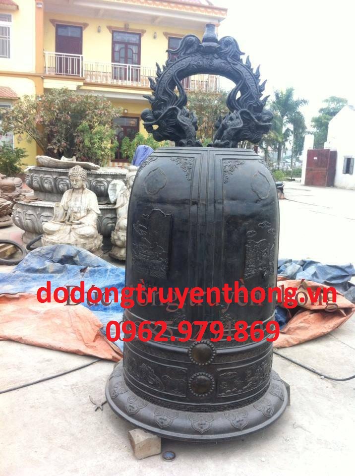 chuông đồng đúc tại chùa