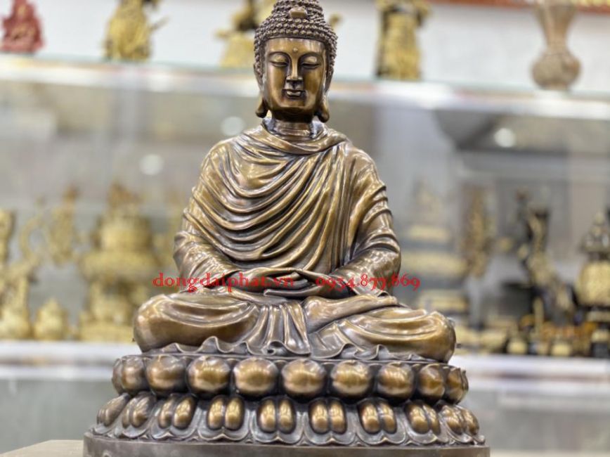tượng phật bổn sư bằng đồng