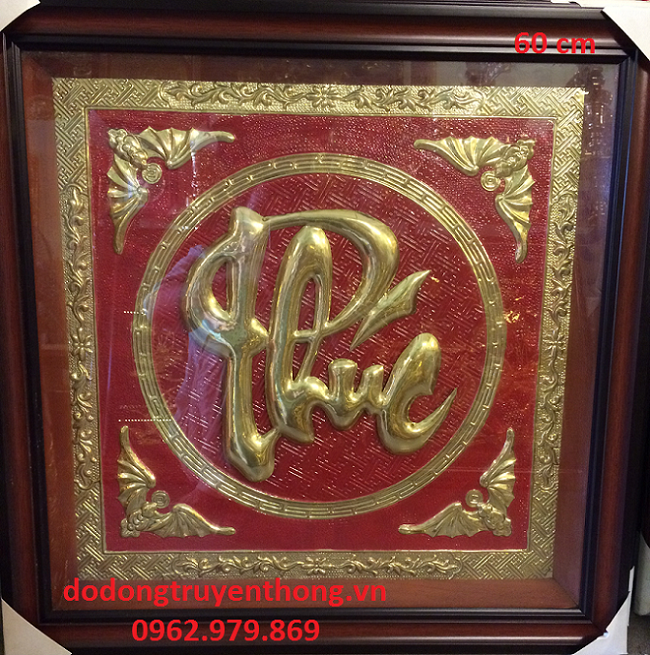 Cửa hàng bán tranh chữ mạ vàng tranh chữ púc mạ vàng làm quà tặng tân gia