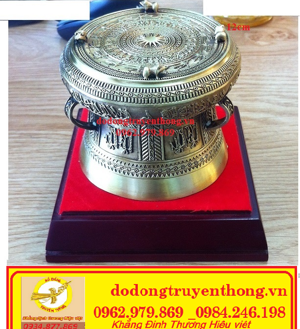 đúc bộ trống đồng trống đồng 12cm