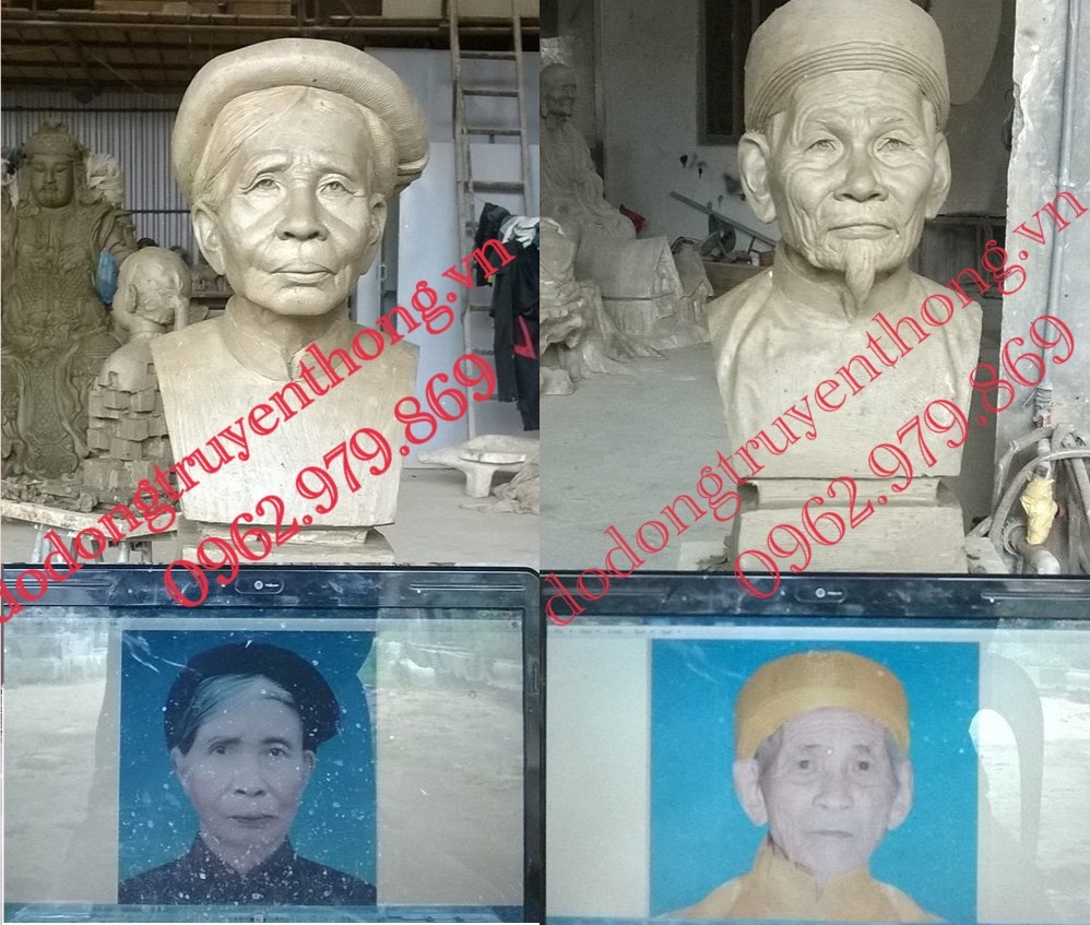 nhận đúc tượng bằng đồng uy tín nhận đúc tượng chân dung qua hình ảnh